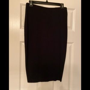 Vince Camuto black tube skirt